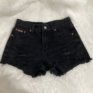 Denim shorts